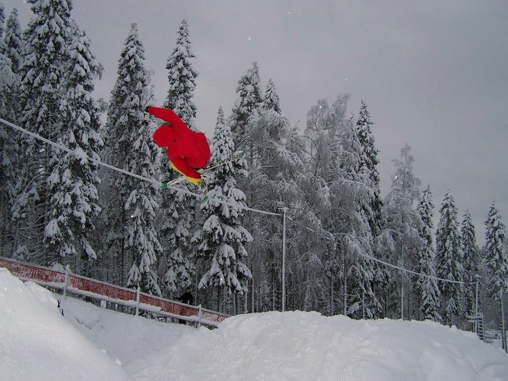 Jag mitt i snurr.. Foto: Felix Brännström. Åkare: Emil Öhman.