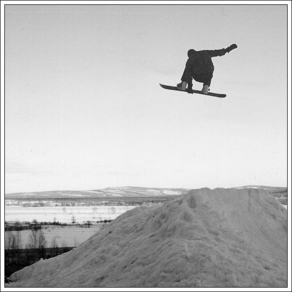 Ute på lite söndagsåkning en tidig vårdag.. Foto: Roten. Åkare: Jag själv.