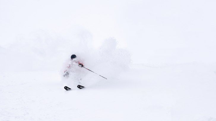 Första och riktiga pudersvängen för säsongen. .