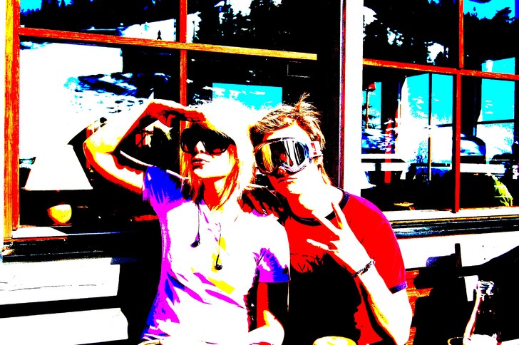 haha' vilopaus på värdshuset :). Foto: Emil Halvarsson. Åkare: jag & viktor.