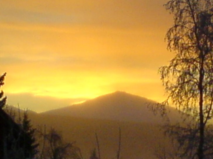 Tidlig morgen, med knall-vær!!!!!!!!!. Foto: Morten Fredriksen.