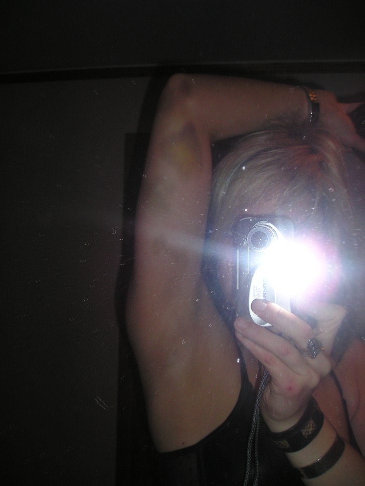 Efter en krasch i tväråvalvet. Foto: Linda Nicklasson.