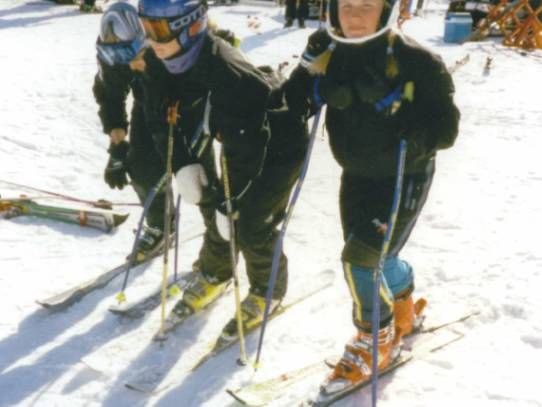 Var i Tärnaby (:. Foto: Martas mamma :D. Åkare: Linnea, Marta och Mimmi.