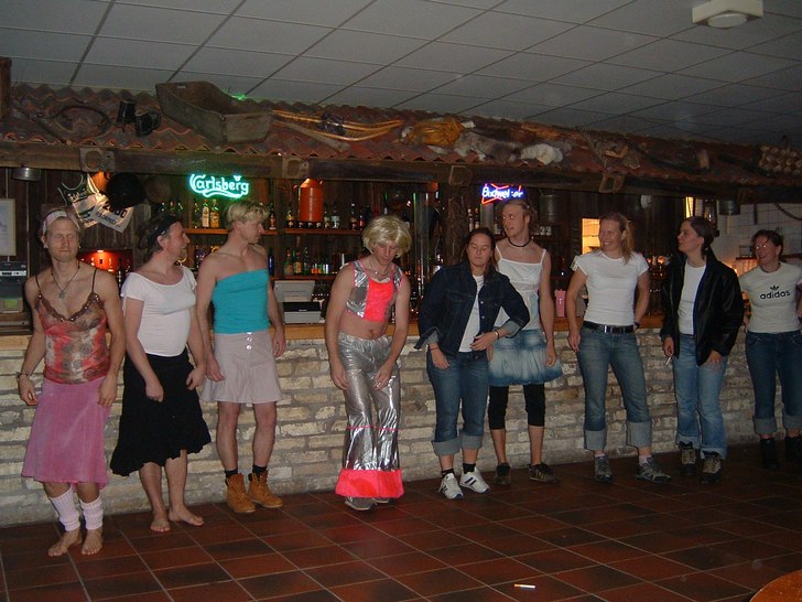 ledtråd, dom håller i den årliga skidlärar utb. Åkare: vill helst inte lägga ut allas namn, ni känner säkert igen er =) skidinstruktörer 2005.