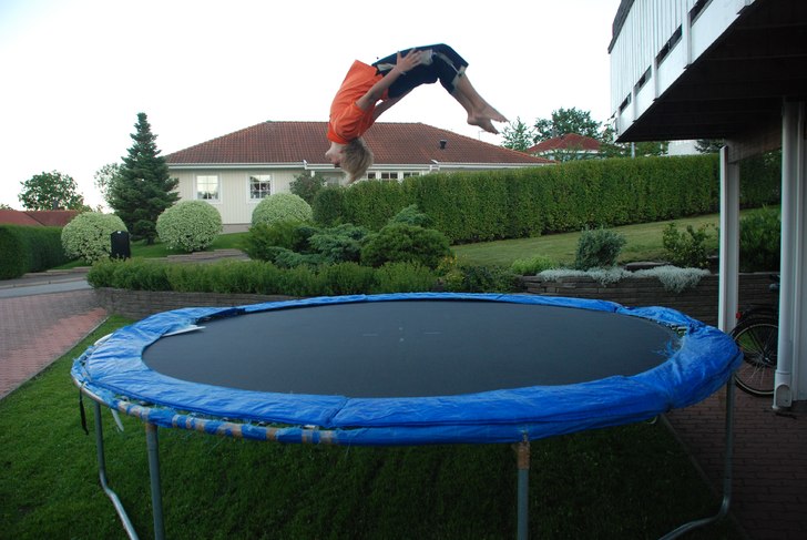 backflip. Åkare: jag.