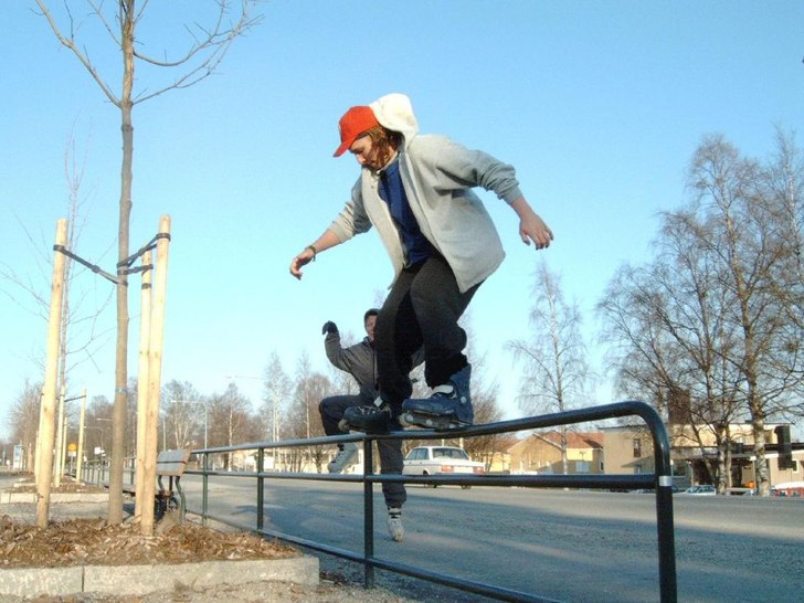 Ett rail i själa... Foto: Danne Nord. Åkare: Nicke_Twintip.