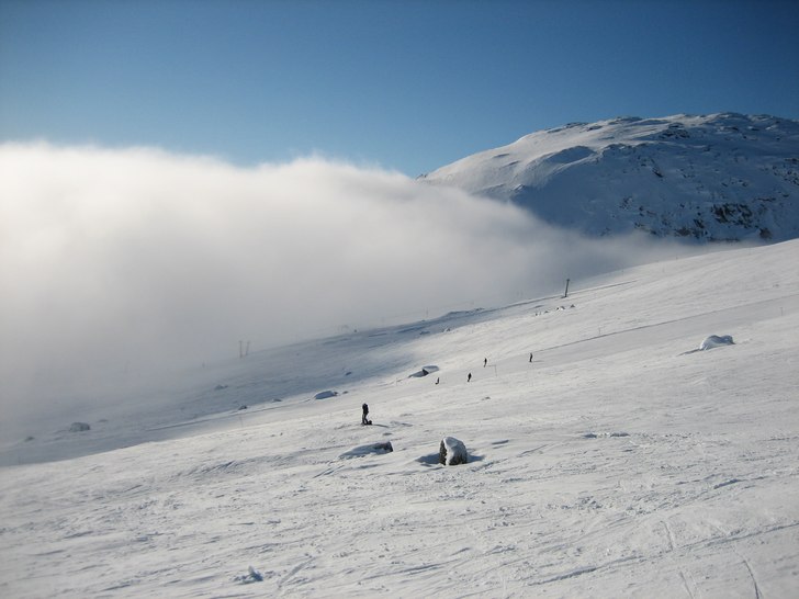 Grym bild, molnen låg riktigt lågt denna dag.. Foto: Gustav Sandlund. Åkare: Gustav Sandlund.