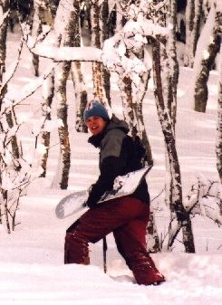 10 m från liften. Foto: Josefin. Åkare: Jag.