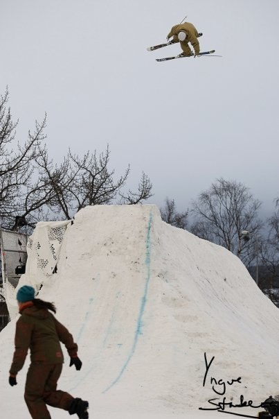 På en uppvisning i östersund. Foto: Yngve Staberg. Åkare: Oscar Harlaut.