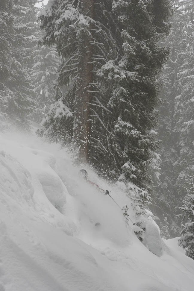 Trots att förhållandet sög, så lyckades vi få. Foto: Gene Dwarkin. Åkare: Patrik Leidstedt.