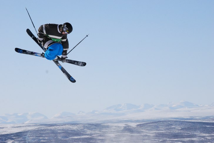 Bluebird i parken!. Foto: Acke vig. Åkare: Linus Thornberg.