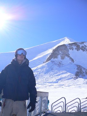 Med Grande Motte i bakgrunden. Foto: JHalvorsen. Åkare: Kasper Sohlberg.