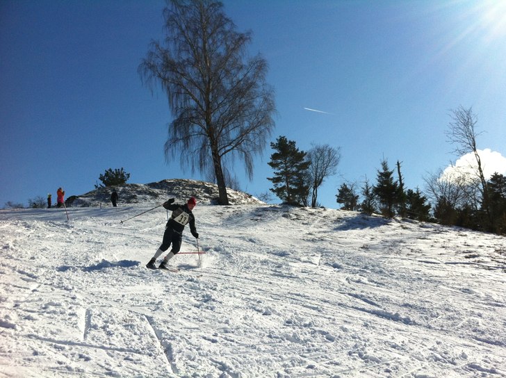 Erik Blomqvist är inte bara snabbaste telisåkare. Foto: Susanne Bengtsson. Åkare: Erik Blomqvist.