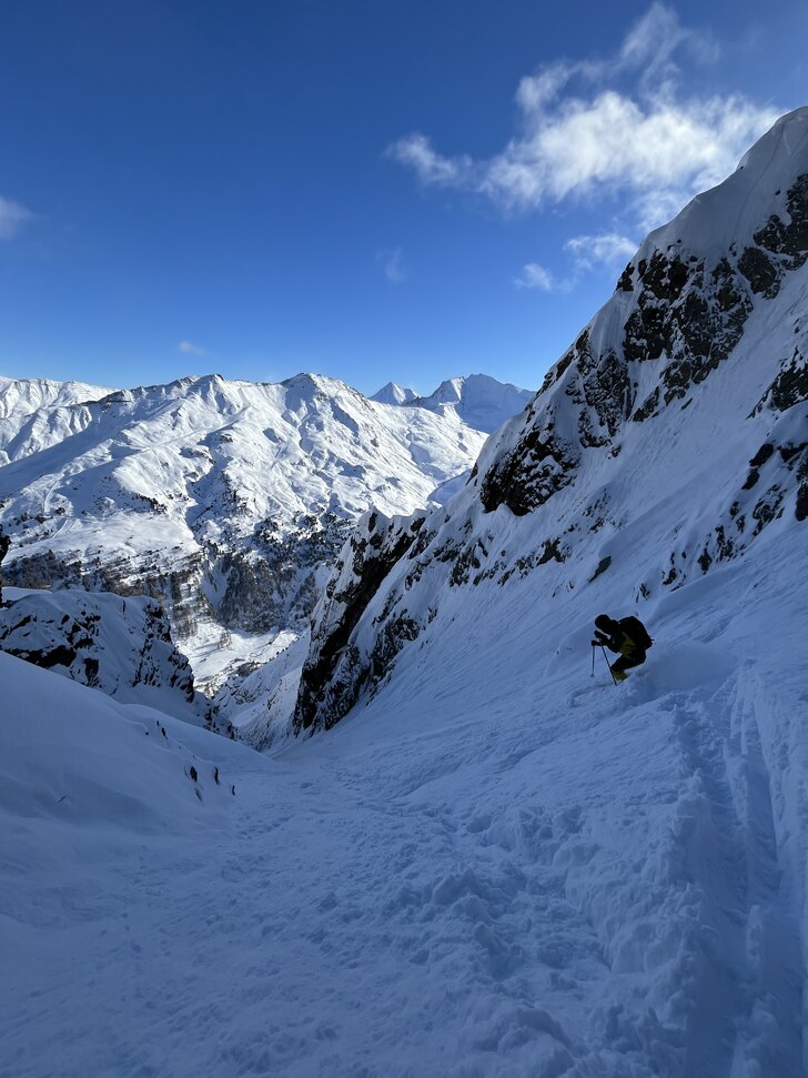 Filip Rentschler lägger de första svängarna i r. Foto: Marcus Rentschler.