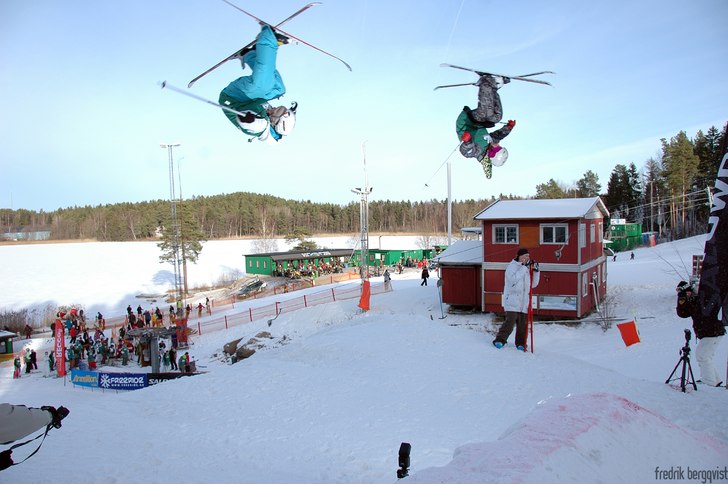 Dubbel front
. Foto: Fredrik Bergquist. Åkare: Max Hemmingson & Victor Menga Hörnfelt.