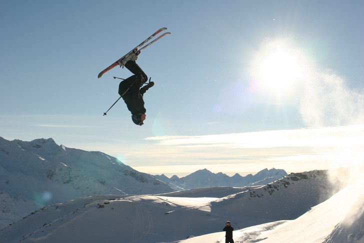 Första backflipen ^^. Foto: Claes-Göran Klockar. Åkare: Per Nohlert.