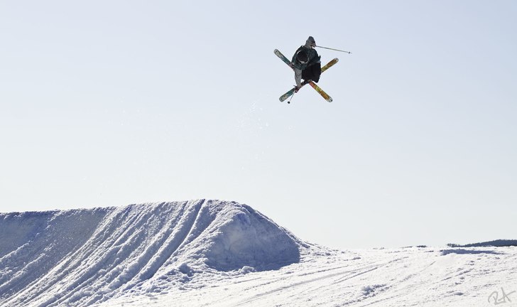 Riktigt fin dag i kläppen den 5 april med många . Foto: Robin Andersson. Åkare: Jesper ......?.
