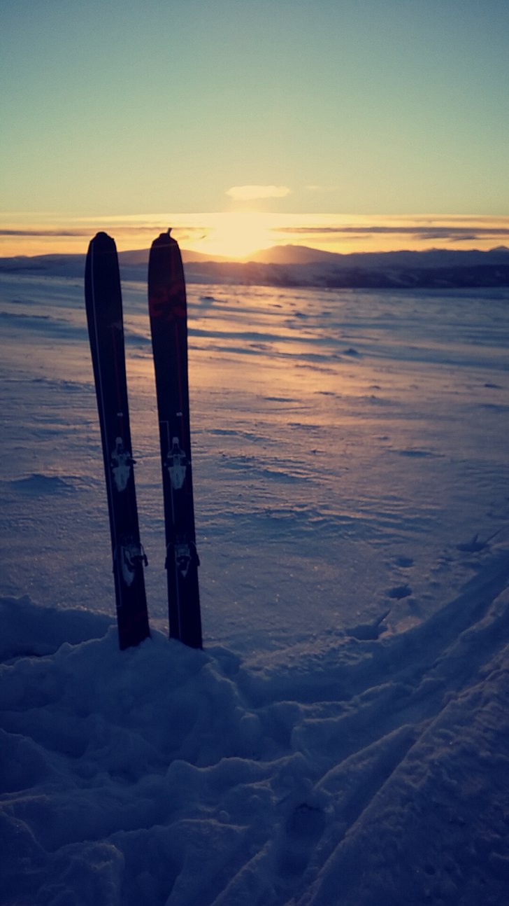 Lodding av føret
Det er litt for lite sjogg for �.