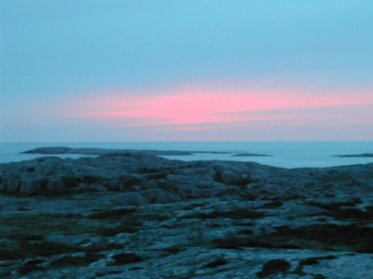 Smögen ut över havet. Foto: Rickard.