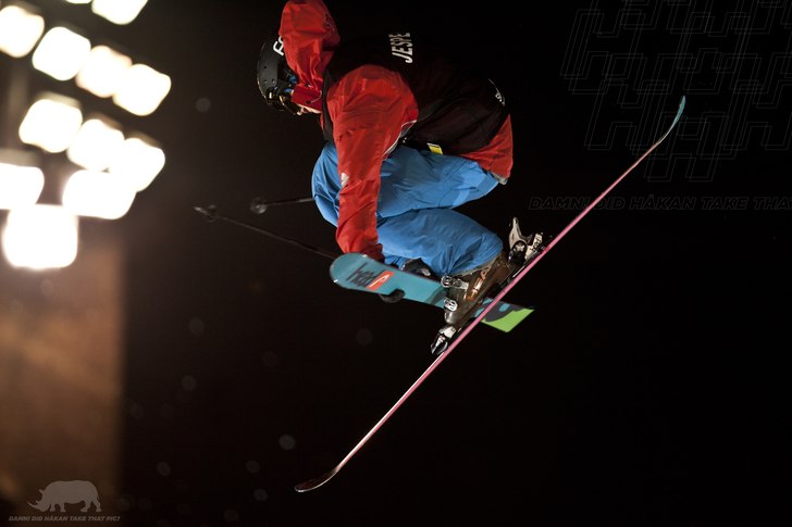 The Tjäder levererar. Räckte till en sjätteplat. Foto: Håkan Nyberg. Åkare: Jesper Tjäder.