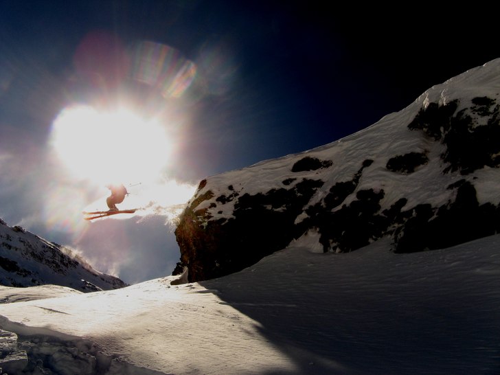 molina fångar mig mitt i solen. Foto: Molina cederholm. Åkare: Johan persson.