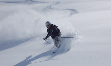 Grym dag i Engelberg. Foto: Markus Andreasson. Åkare: Stefan Ryding.