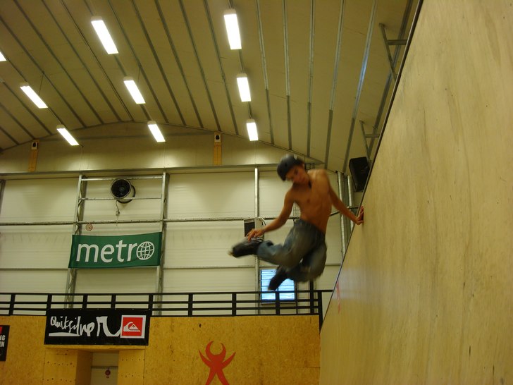 Vert!. Foto: pappa. Åkare: Philip Torstensson.