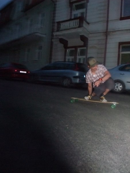 Vilse i karpaterna lyckades vi i varje fall hitta . Foto: Anders Jansson. Åkare: Anders Mangs.