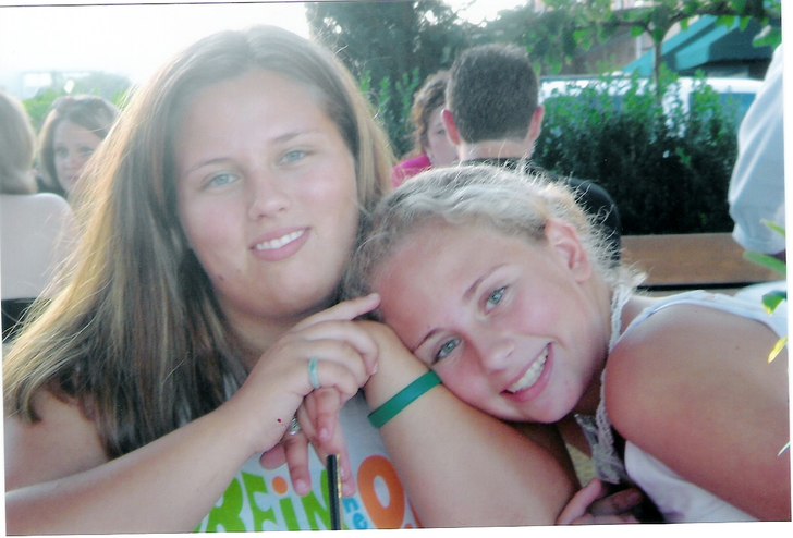 Detta är mig, och den min sisteren, i Disneylang . Foto: Mig och min sister. Åkare: Megan.