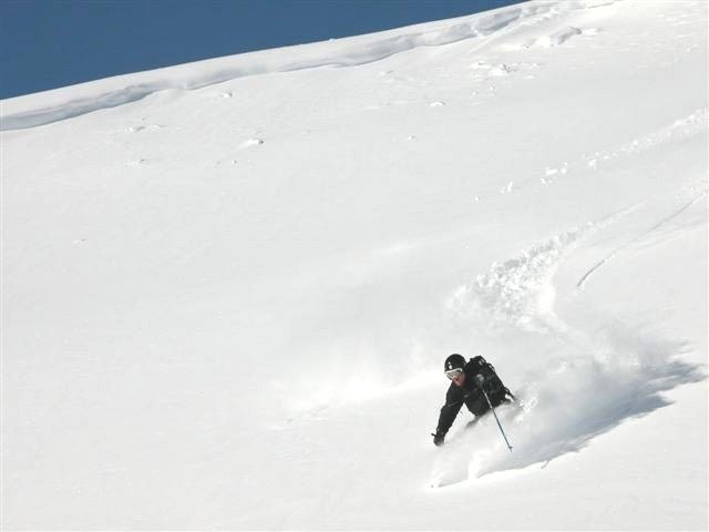 Ganska flacka Pischa i Davos. En ort som dock komp. Foto: Arvid Hejll. Åkare: marcus Lutteman.