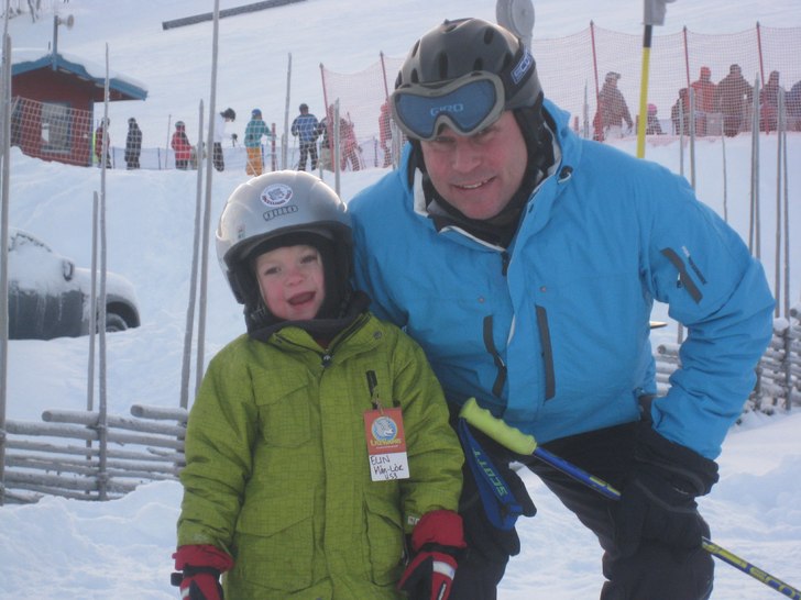 Meningen med livet!. Foto: Helena Johansson. Åkare: (Pappa) Anders & Elin Gustafsson.