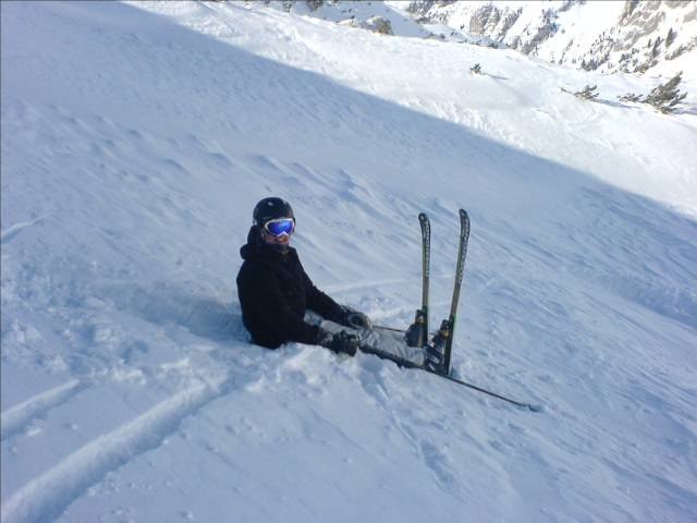 Ibland går det inte som man tänkt sig:-). Foto: Karin Mårtensson. Åkare: Jag själv.