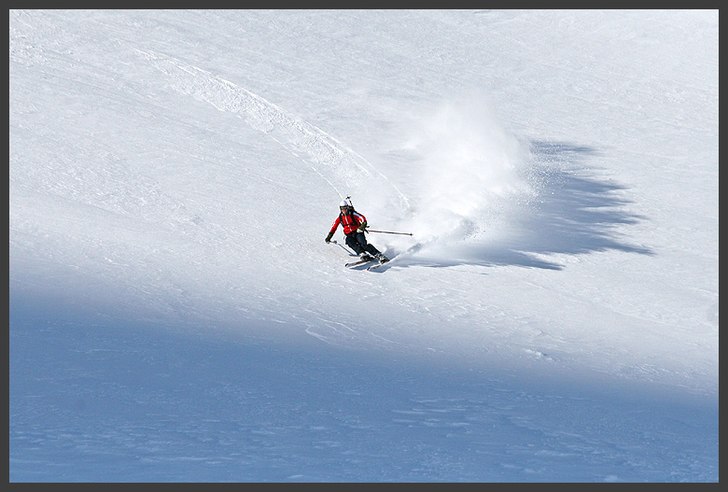 Anders Johansson åker Grönfjäll. Foto: Henrik Persson. Åkare: Anders Johansson.