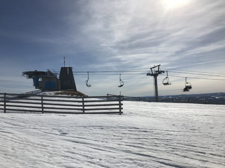Blå himmel og sol!☀️
Temperaturene ligger på.