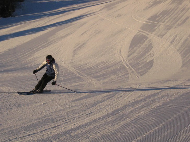 Trötta ben efter ett långt manchester åk i stö. Foto: Nils Bengtsson. Åkare: Lars Blomqvist.