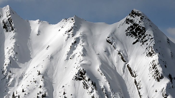 En printscreen från ett videoklipp som visas i mi. Foto: Erik Aldenius. Åkare: Johan Almroth (jag).
