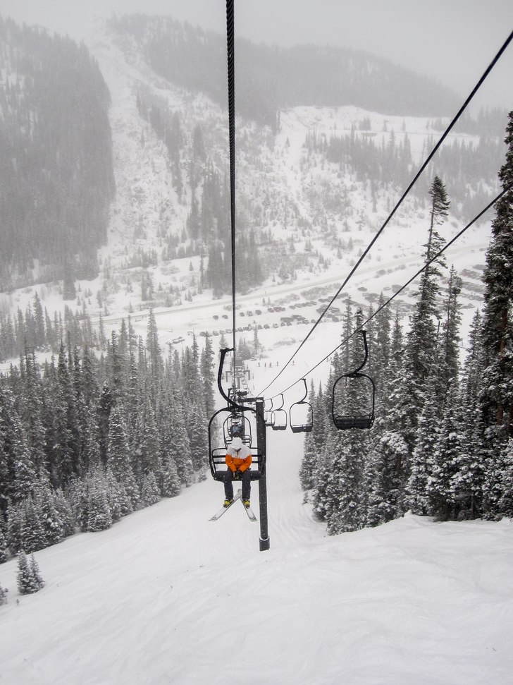 Pow day Arapahoe Basin 2012..