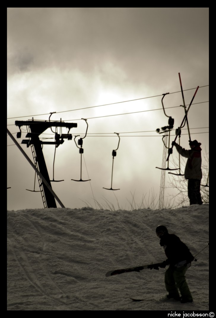 Finalen i Jib Acedemy var inte den bästa som åka. Foto: Nicke Jacobsson.