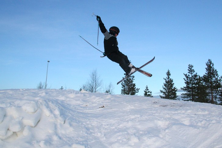 Försök till tailblunt. Foto: Sven Bogg. Åkare: Johan Bogg.