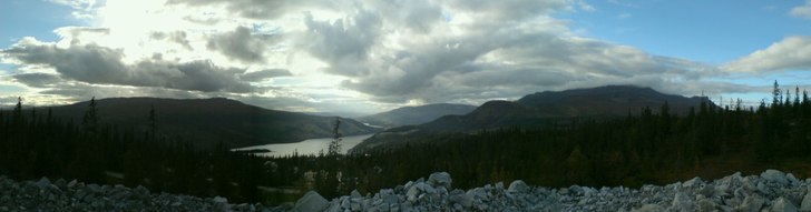 Vy från Björnens nya område Copperhill Mountain. Foto: Sara Rönnberg.