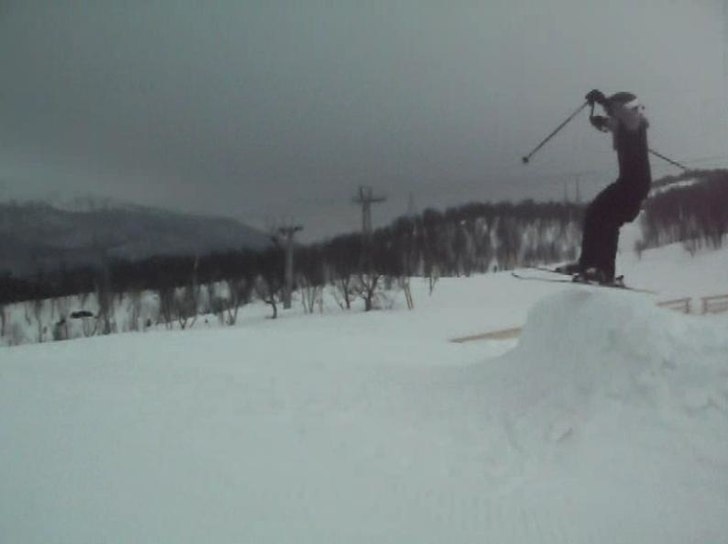 inte de bästa men är bara 6 te gången jag åker. Foto: marie. Åkare: fredrik.