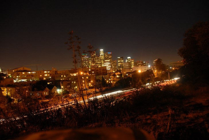 L.A - Hade inget stativ. Blev lite svårt då.. Foto: Eric Karlsson.