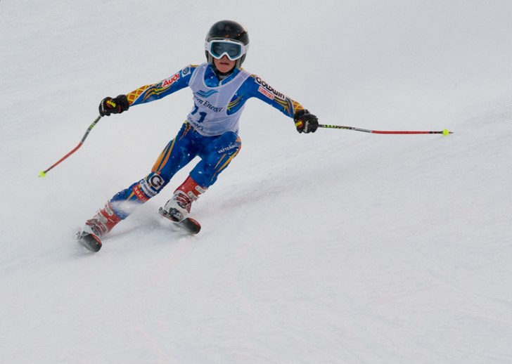 Klövsjösvängen H12-13. Foto: Jonas Eklind. Åkare: Okänd.