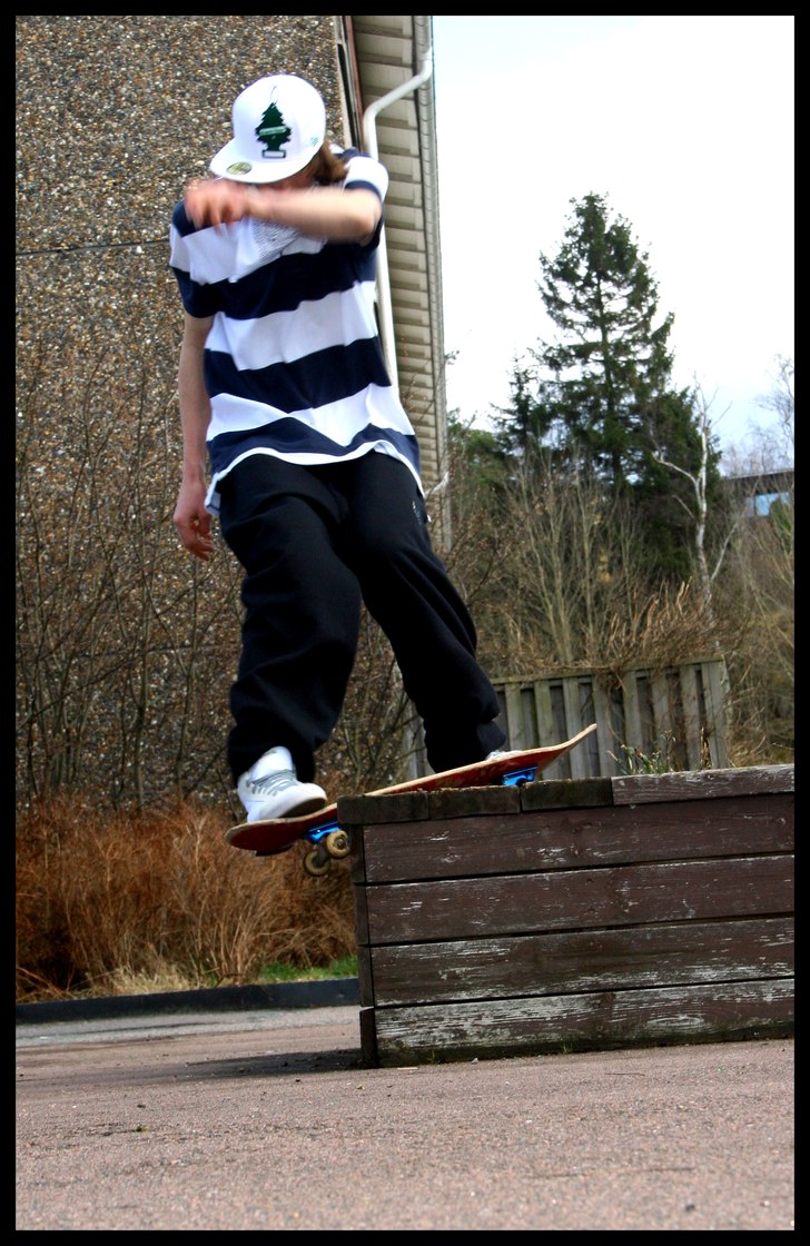 fs boardslide (elelr va man nu vill kalla det) on . Foto: Olle Carlsson. Åkare: Rickard Croy.