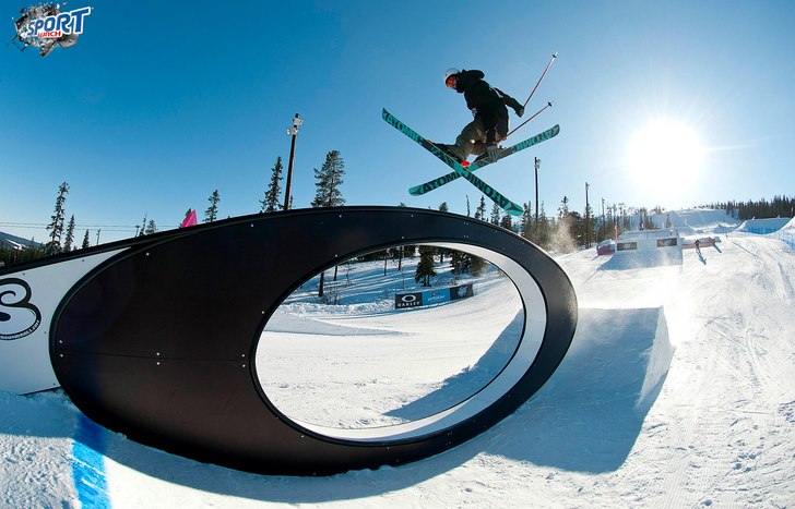 Under SST tävlingen i Lindvallen 14-16 April lyck. Foto: Max Neurisser. Åkare: Jesper \.