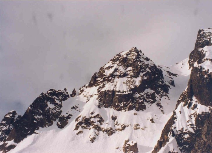 Tagen från toppen på knappliften.. Foto: Johan Bengtson.