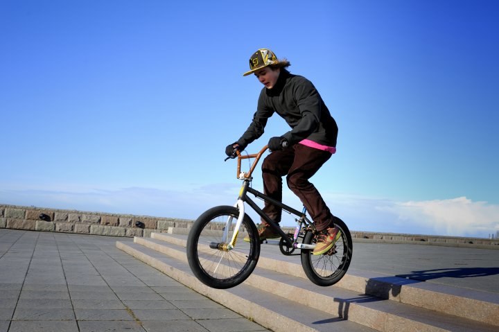 3e dagen jag körde BMX. Foto: Någon random. Åkare: Jag.