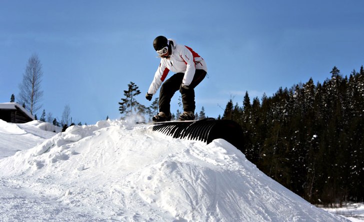 Härlig dag i backen!. Foto: Evelina Heed. Åkare: Ida Martinsson.