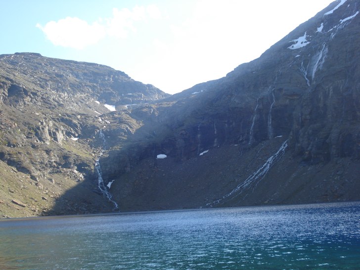 Framme vid Tollsjön. Det var kring 25 grader varm. Foto: Sofia Wallström.