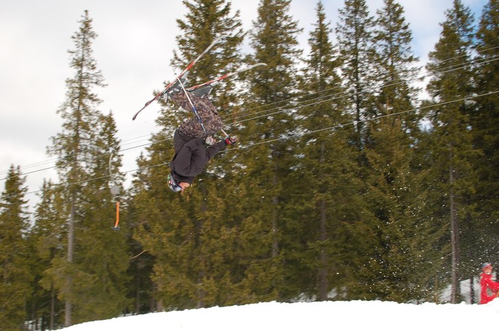 En gammal bild från påsken 06, riktigt härlig d. Foto: Micke Persson. Åkare: Robin Trolin.